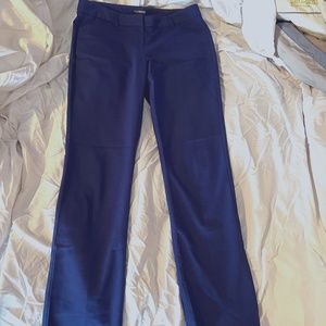 Ladies Express Navy Editor Pants. Size 8R